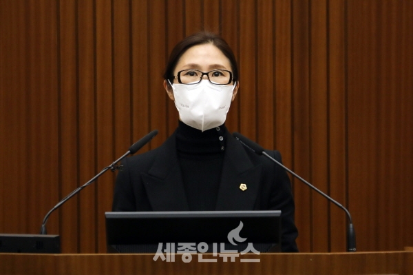 [5분 자유발언] 세종시의회 김현미 의원, 여민전 혜택 유지해야